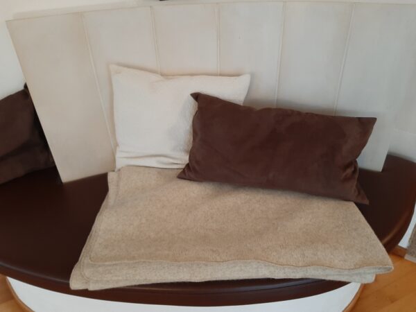 Decke aus Schafwolle